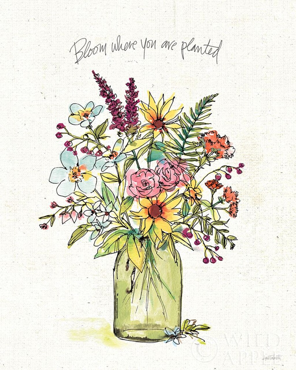 Simply Petals Iii Poster Print by Anne Tavoletti - Item # VARPDX38887